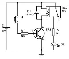 transistörlü-röle kontrol devresi